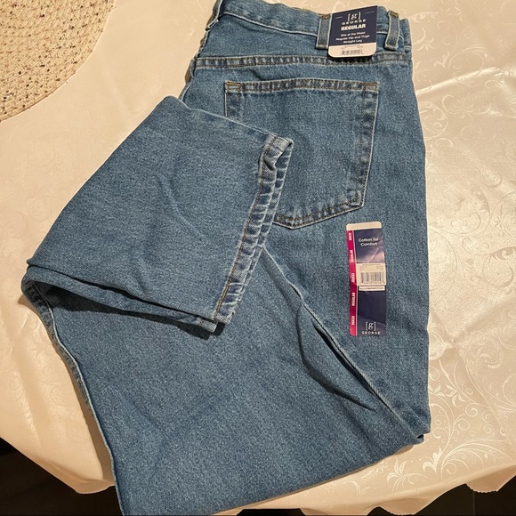 Men's Regular Fit Blue Jeans 35x32 NWT - Picture 2 of 10